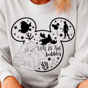 Life Is Bubbles SVG, Sebastian SVG, Meerjungfrau SVG, Familienausflug SVG, Familienurlaub SVG, Family Squad SVG, Vacay Mode SVG, Cut File SVG, Ariel