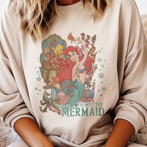 Vintage Florale kleine Meerjungfrau png, Familienurlaub png, Family Squad png, Friend Squad png, Vacay Mode Svg, Magical Kingdom png, Ariel png