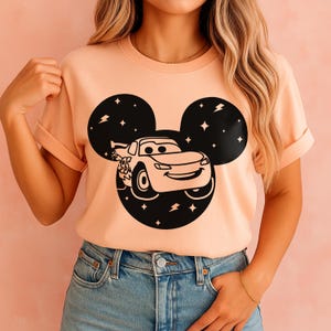 Lightning McQueen Cars Vector Svg, Cars SVG Disneyland Ears, Silhouette, Cut File Svg, Family Trip Svg, Vacay Mode Svg, Magical SVG, cricut