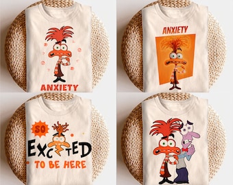 4 Designs Bundle Anxiety svg, Anxiety png, Inside out svg, Inside Out 2 svg, Instant Download Printable Design Svg For Cricut Cutting File