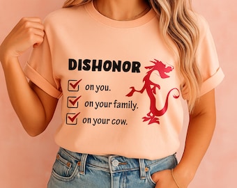 Dishonor on you Cow, Mulann Princess Svg, Finding Nemo SVG, Magical Kingdom svg, Family Trip Svg, Family Vacation Svg, file for Cricut svg