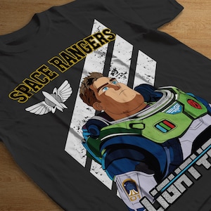 Buzz Lightyear Shirt Design PNG - Disney Printable for Sublimation or DTF - Kids Birthday Shirt Digital Download File Digital Clipart