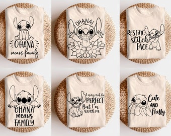 Disney Stitch Bundle SVG, Lilo and Stitch Face SVG, Instant Download, Printable Design, for Cricut, Vinyl Cut File, Digital Clipart, funny