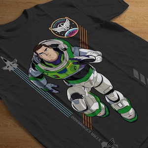 Buzz Lightyear Shirt Design PNG - Disney Printable for Sublimation or DTF - Kids Birthday Shirt Digital Download File Digital Clipart