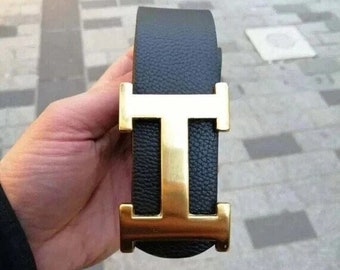 H Buckle Belt, Letter Belt, Luxury buckle Belt, Casual Belt, Trendy Belts, Woman Belt, Man Belt, Christmas Gift