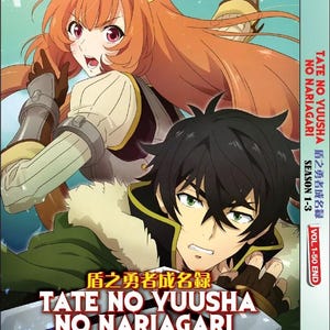 DVD Anime Tate No Yuusha No Nariagari Season 1-3 Volume 1-50 End Complete Series Box Set English Subtitles and All Region- DHL Express