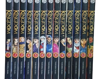 原泰久著『キングダム』(1-13巻)英語版コミック全巻セット 迅速発送