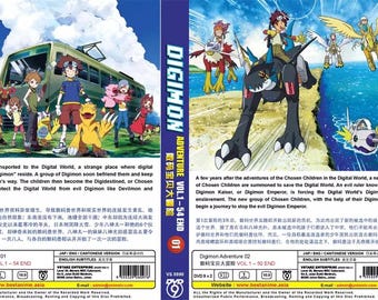 DVD Anime Digimon Adventure 01+02 Volume 1-104 End Complete Series DVD Anime Digimon Adventure 01+02 Volume 1-104 End Complete Series
