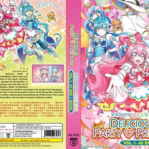 DVD Anime Delicious Party Pretty Cure (Volume 1-45 End+Movie) Complete Series Box Set English Subtitles and All Region-DHL Express Shipping