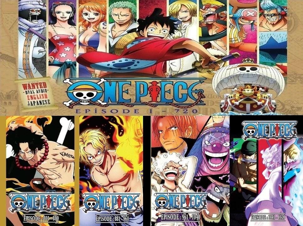 One Piece Complete Dvd Set - Etsy Canada