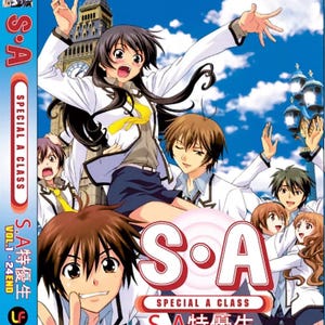 DVD Anime S.A Special A Class Volume 1-24 End Complete TV Series English Subtitles and All Region-DHL Express