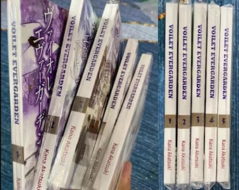 暁佳奈による小説『ヴァイオレット・エヴァーガーデン』第1-5巻[END