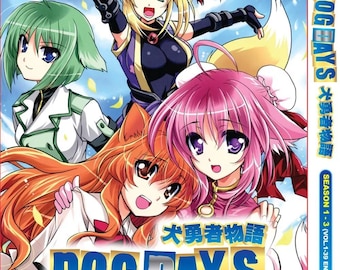 DVD Anime Dog Days Season 1-3 Complete TV 1-39 End Complete Series Box Set English Subtitles and All Region- DHL Express