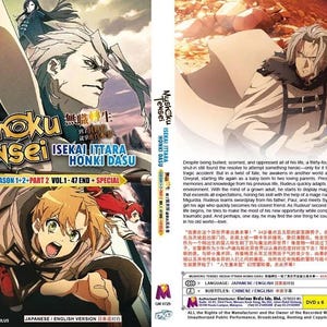 DVD Anime Mushoku Tensei:Isekai Ittara Honki Dasu Season 1+2(1-47End+SP) Complete Series Box Set English Dubbed and All Region-Expedite Ship