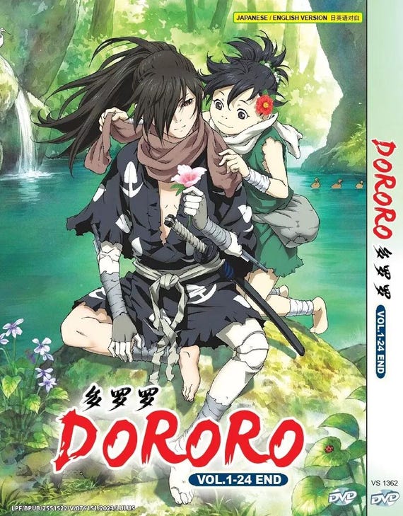 DVD Anime Dororo Complete TV Series Volume 1-24 End Box Set
