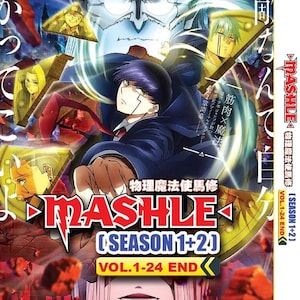 DVD Anime Mashle Season 1+2(1-24End) Complete Series English Dubbed and All Region-Expedite Shipping