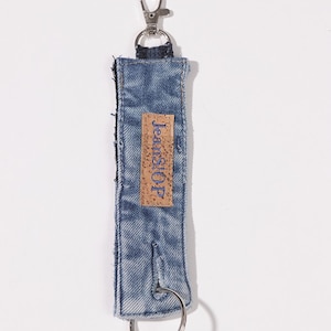 Schlüsselanhänger, Keychain, Upcycling, Jeans, nachhaltige Geschenke