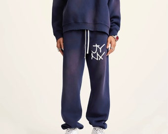 Comfortable High Quality y2k Joggers in Royal Blue Matching Set