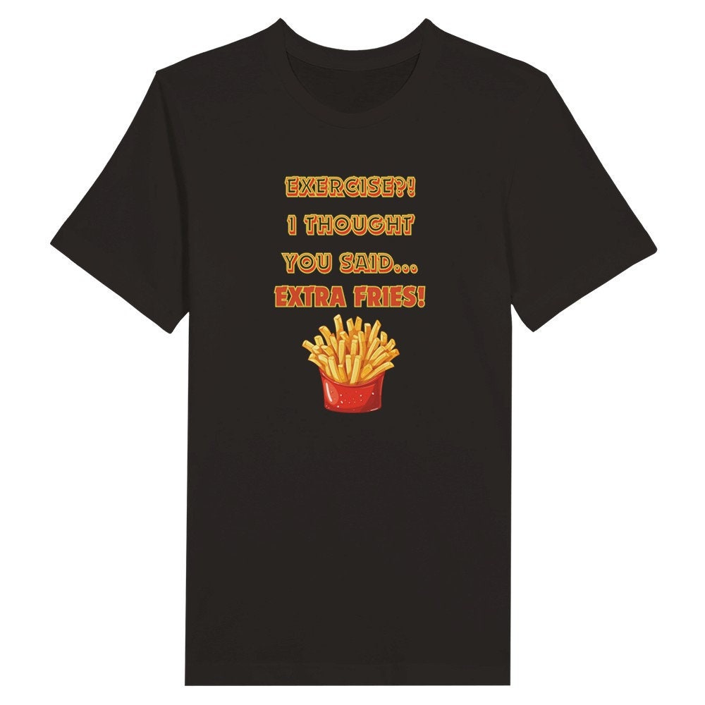 Short Sleeve French Fries T-Shirt Sweater Top