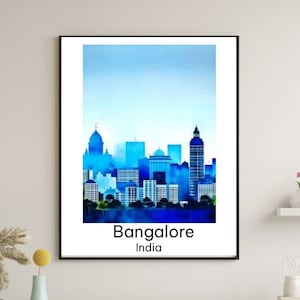 bangalore city skyline art,bangalore skyline,bangalore painting,bangalore poster,bangalore print, bangalore wall art,bangalore art,bangalore