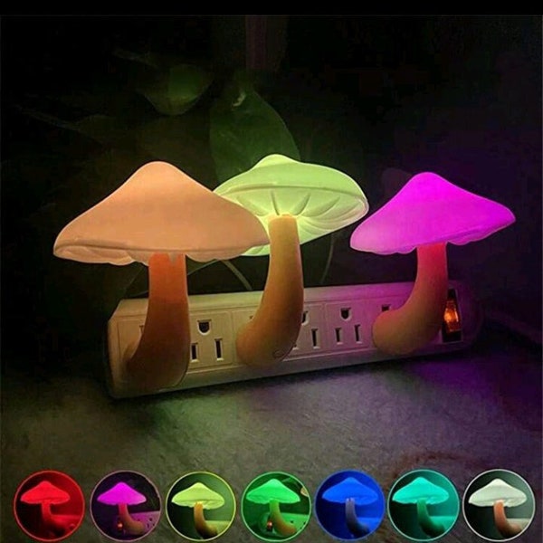 Mushroom night light