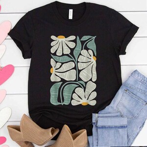 T-shirt anti-atout à fleurs bohèmes subtiles Kamala Harris pour les électeurs