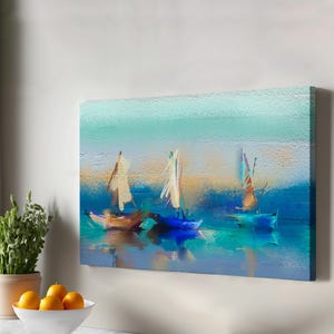 Abstract Modern Art Oil Painting Style Decorative Canvas Wall Art, Large Wall Art, Abstract Canvas Wall Art, Abstract Canvas Print