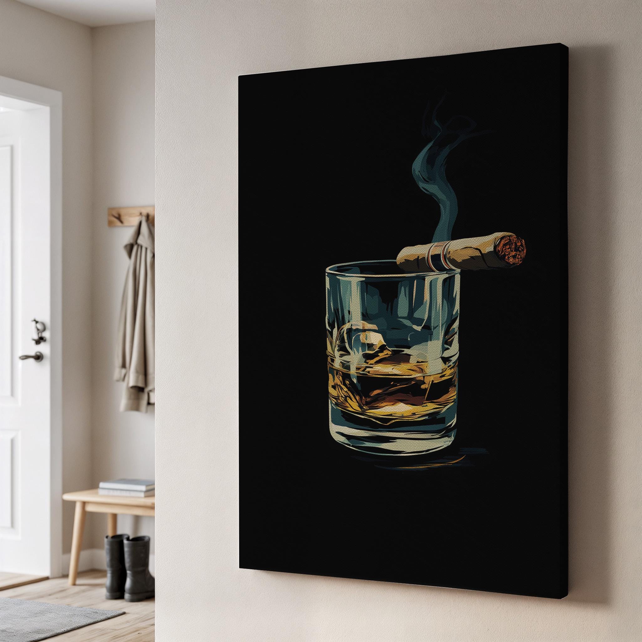 Cigar smoker poster - Etsy België, image size:2048x2048