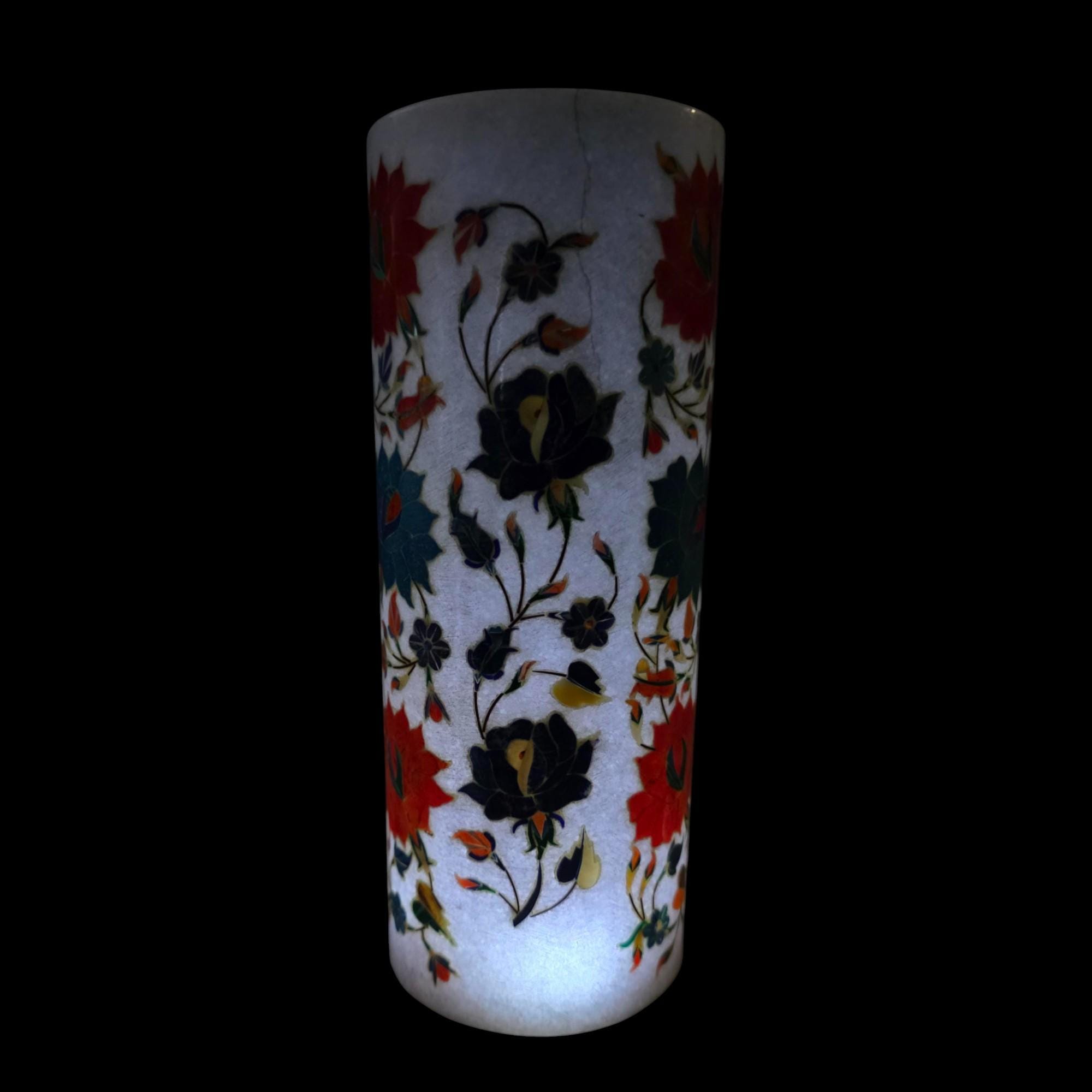 花瓶 大理石調 山水画 花器 インテリア インテリア小物 花瓶 大理石調 山水画 花器 インテリア