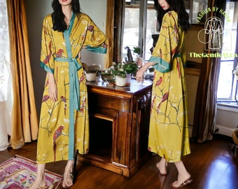 Women's Floral Robe | Stylish Long Sleeve | Comfortable Wear | Fashion Clothes