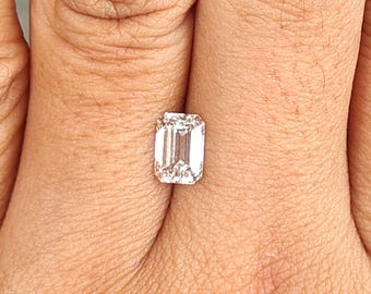 1 Carat Emerald Cut Lab Grown Diamond, E VVS1 IGI Certified Loose Diamond