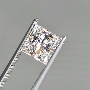 2 Carat Princess Cut Lab Grown Diamond, IGI Certified E VVS1 Lab Diamond, Princess Diamond Engagement Ring For Her