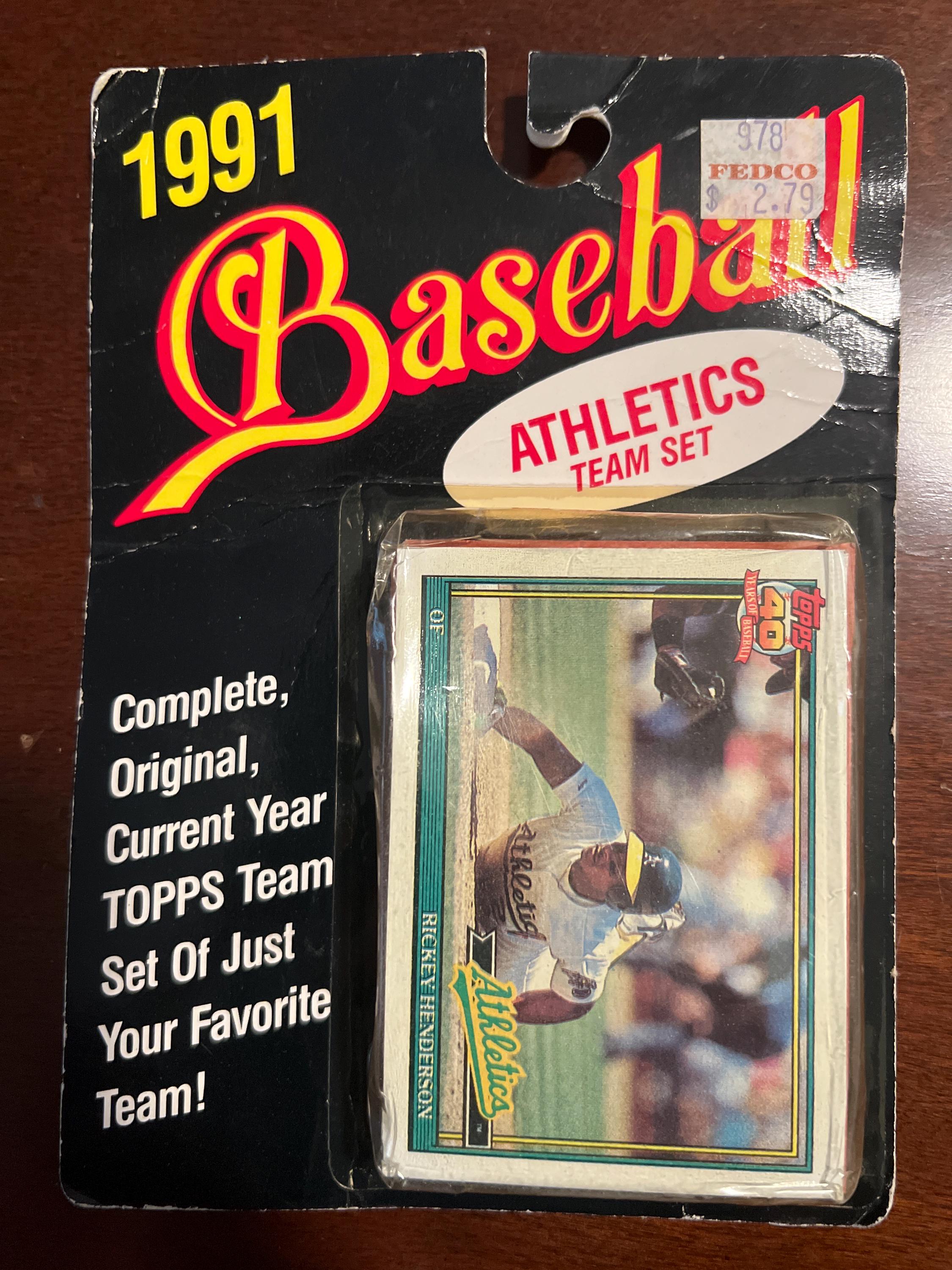ゲームセンター・ゲームカード topps 40 years of baseball cards 1991