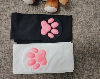 Cat Paw Pad Socks Thigh High Cute Cosplay Pink Cat Paw Thigh High Socks 3D Kitten Claw Stockings