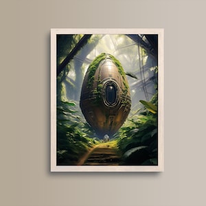 Extra Terrestrial, design, poster, art, print, wall decor, illustration, interior, wall art, art print, office, home, exclusive, modern