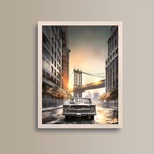 Iconic NY, design, poster, art, print, wall decor, illustration, interior, wall art, art print, office, home, exclusive, modern