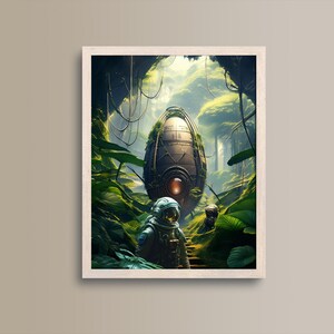 Extra Terrestrial 2, design, poster, art, print, wall decor, illustration, interior, wall art, art print, office, home, exclusive, modern