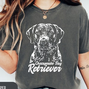 Chesapeake Bay Retriever Shirt, Chesapeake Bay Mom Shirt, Retriever Gift, Comfort Color Shirt, Dog Lover Gift, Retriever Mama Shirt, Hunting