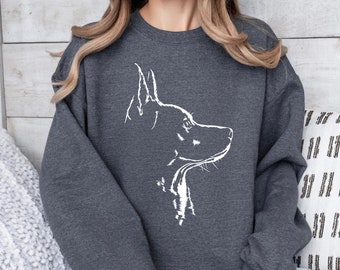 Heeler Sweatshirt, Blue Heeler Mama Gift, Heeler Mom Sweater, Dog Mom Crewneck, Cattle Dog, Blue Heeler, Dog Mom Gift, Australian Cattle Dog