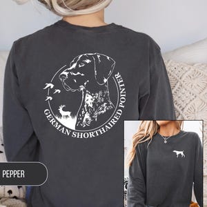 German Shorthaired Pointer Shirt, Long Sleeve Shirt, Hunting Dog Shirt, Bird Dog, GSP Hunting Dog Shirt, Pointer Dad Shirt, Duck Hunter, GSP