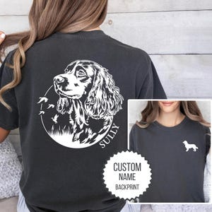 Boykin Spaniel Shirt, Custom Dog Shirt, Spaniel Mom Shirt, Boykin Spaniel Mom Shirt, Hunting Dog, Boykin Spaniel, Spaniel Dad, Bird Dog Gift