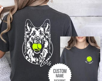 German Shepherd Shirt, Custom Dog Shirt, Black Shepherd, Just Throw It, Funny Dog Gift, German Shepherd, German Shepherd Dad Shirt, Shepherd