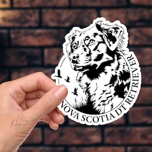 Nova Scotia Duck Tolling Retriever Sticker, Die-Cut Sticker, Toller Mom Gift, Vinyl Decal, Nova Scotia Retriever, Toller, Hunting Dog Decal