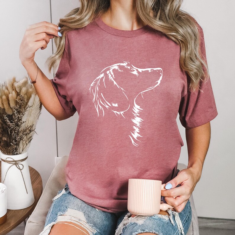Soft Bella Canvas tee with a flowing Longhaired Dachshund silhouette. A must-have for Dackel fans who adore elegant wiener dogs
