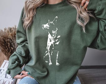 Heeler Sweatshirt, Blue Heeler Mama Gift, Heeler Mom Sweater, Dog Mom Crewneck, Cattle Dog, Blue Heeler, Dog Mom Gift, Australian Cattle Dog