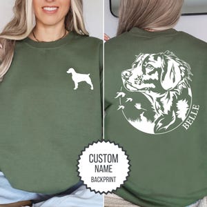 Brittany Sweatshirt, Custom Dog Sweatshirt, Brittany, Brittany Spaniel, Dog Mom Sweatshirt, Duck Hunting, Epagneul Breton, Bird Hunting Dog