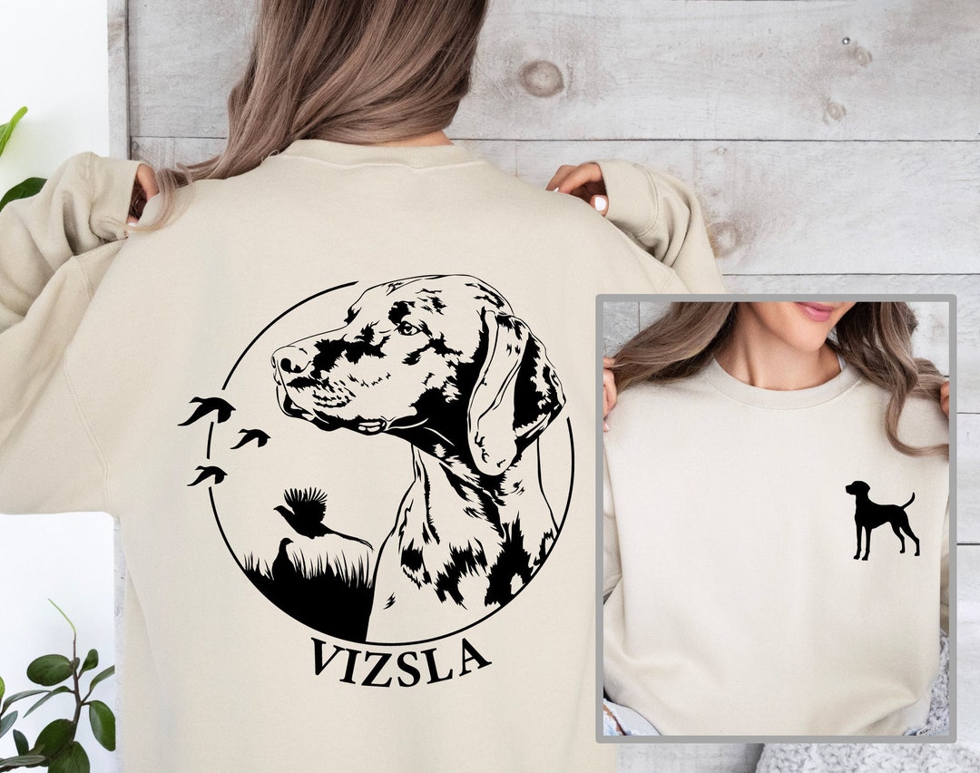 Vizsla Sweatshirt, Vizsla Dad Sweater, Vizsla, Hungarian Pointer