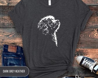 Bolognese Dog Shirt - Cute Fluffy White Dog Lover Soft Cotton Tee S - 3XL