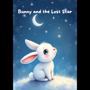Bunny and the Lost Star | Coloring Pages | English Bedtime Story | Bedtime Story | Cute Bunny Watercolor Book | Digital Download for Kids