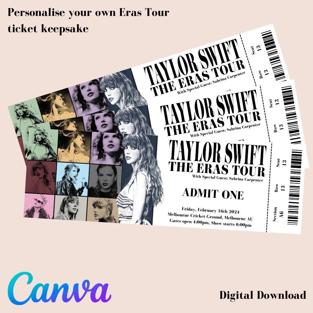 Lover Ticket Stub Taylor Swift Sticker – The Catalyst Mercantile